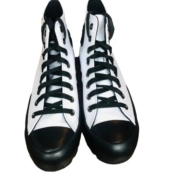 Converse Chuck Taylor All Star High Surface Fusion Lugged Boots White Size 10 - Picture 4 of 12